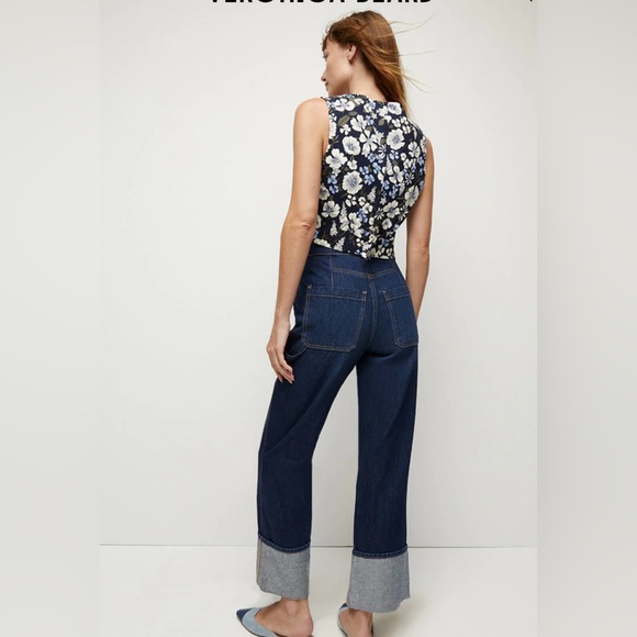 NWT Veronica Beard Brinkley Floral Crop Top Size 6 - Picture 9 of 9